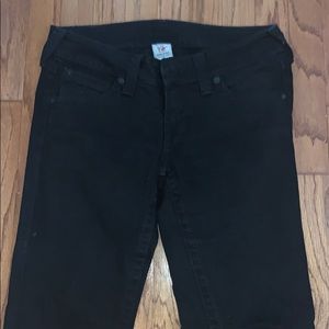 Black true religion jeans in great condition.